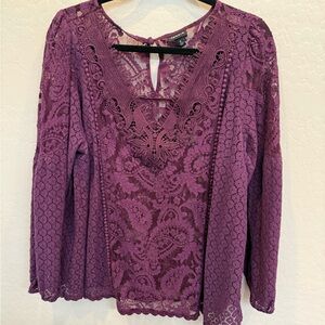 Torrid Purple Long Sleeve top
